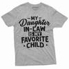 Men's Fathers Day Daughter In Law T-shirt Dad Gifts Father Daddy Funny Tee Shirt