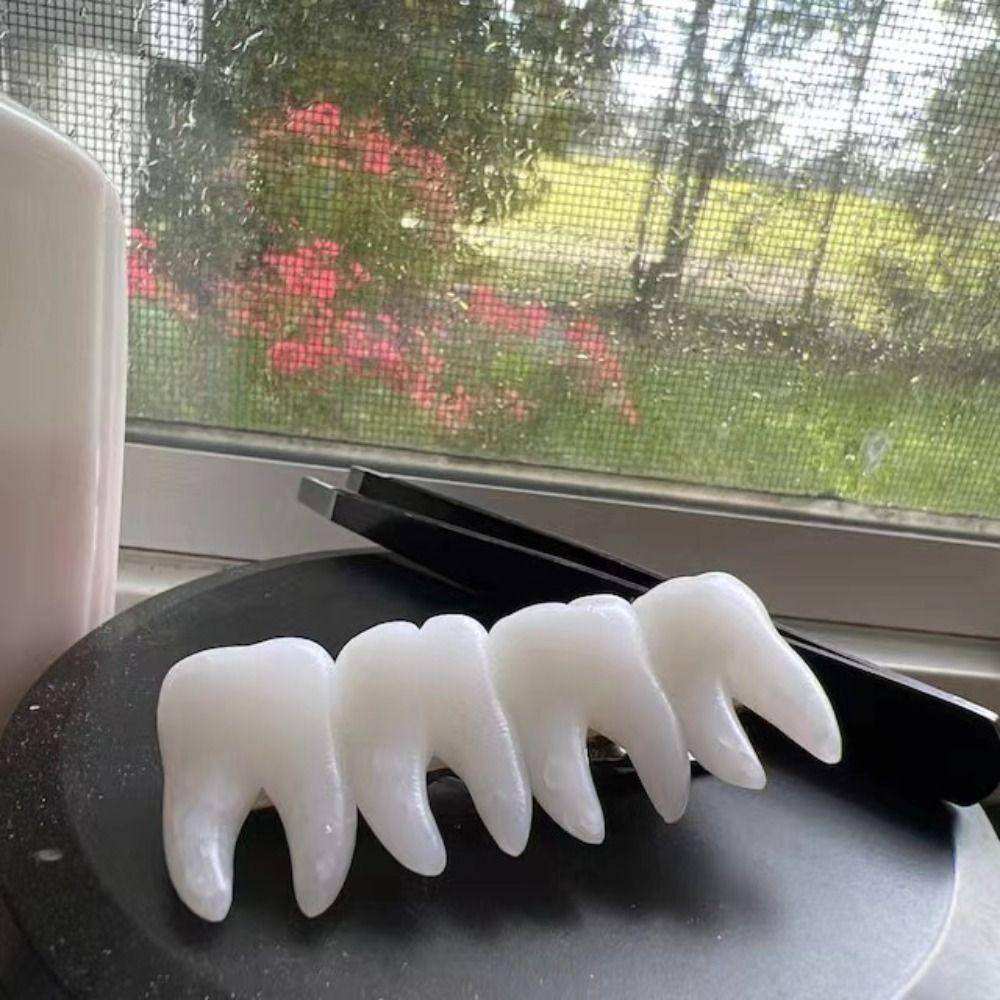 Fun Creative Cool Lovel Tooth Fairy Hair Clips Halloween Creepy Bangs Hairpin Hair Accessories