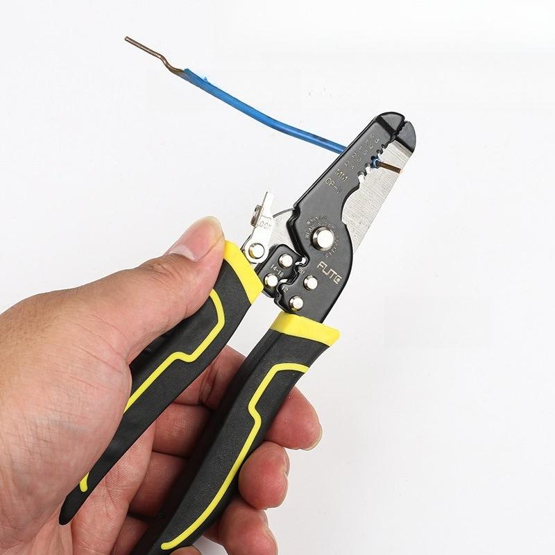 Wire Strippers Electrical Wire and Cable Stripping Pliers Multifunctional Manual Wire Cutting and Stripping Pliers Cutting Wire