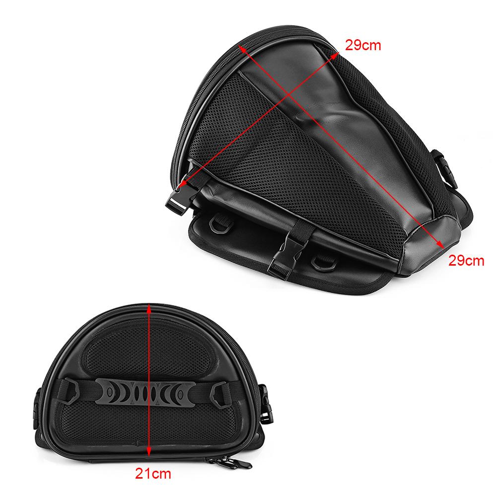 Motorcycle Bike Sports Waterproof Back Seat Carry Bag Storage Saddlebag Portable
