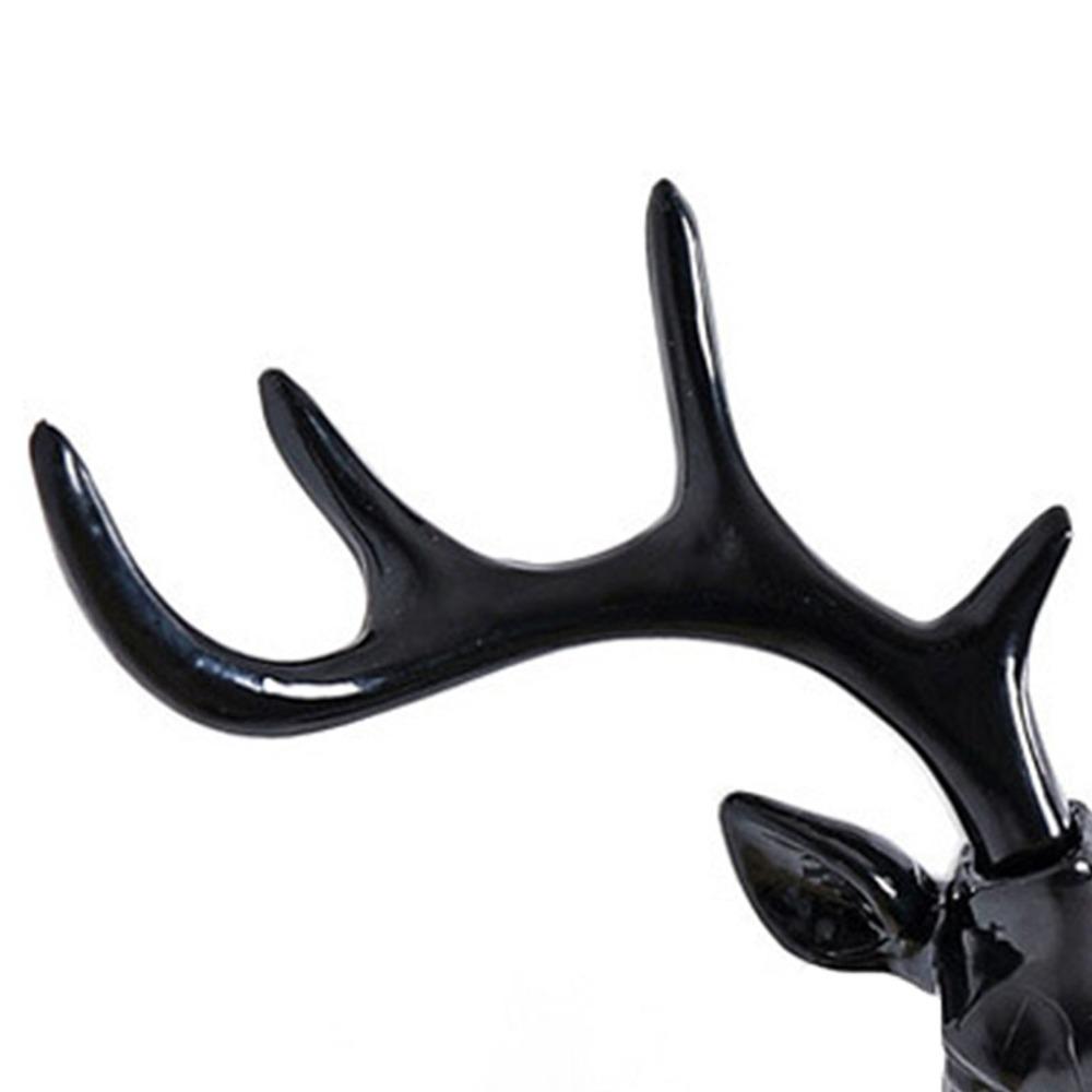Plastic Antler Key Holder 18.5x17cm 3D Wall Mounted Hook Decorative Towel Hanger for Bedroom