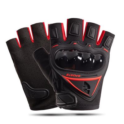 Half Finger Tactical Gloves Men's Spring and Summer Anti-Drop Fighting Sports Riding Non-Slip Open Finger Motorcycle Gloves
