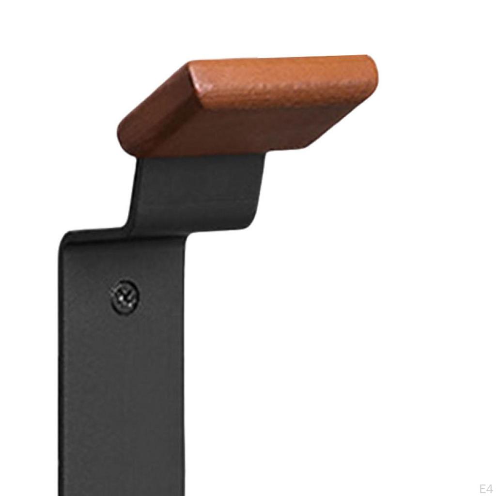 Heavy Duty, Easy To Install Wall Mounted Helmet Rack with , for Coats, Football And Baseball Gear.