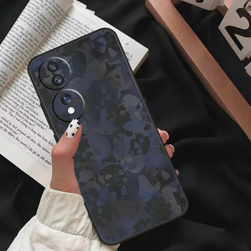 Night Dark Camo Military Camouflage Funda For Honor X9a X8a X7a X6a X6 X7 X8 X9 8X 9X Honor Magic 5 Pro 10 50 70 90 Lite Case