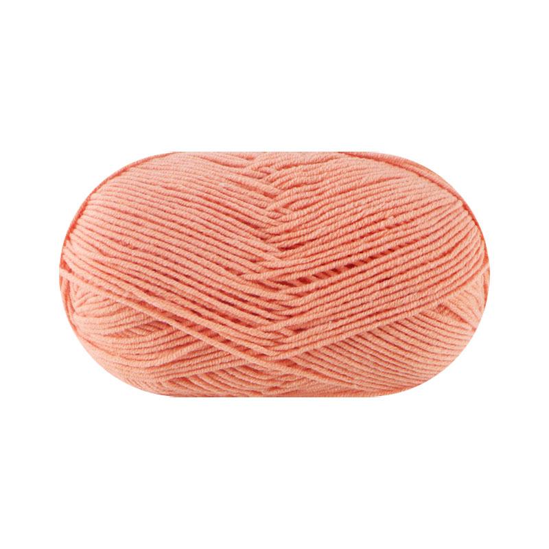 Su He 4-Strand Combed Cotton Yarn for Handmade Knitting: DIY Milk Cotton for Dolls, Cushions, and Blankets.