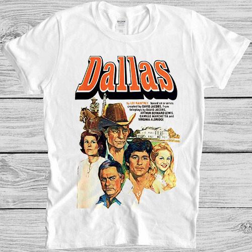 

Dallas 80s Classic Tv Series J.R. Series Movie Funny Meme Gift Tee T Shirt 2210 S