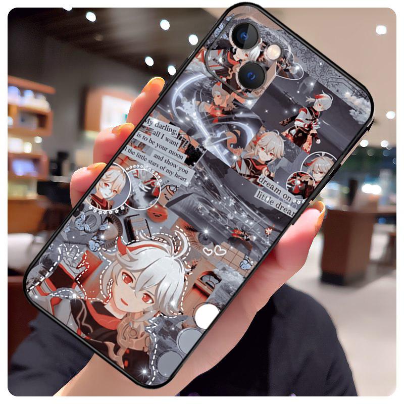 Genshin Impact Kaedehara Kazuha Case For iPhone 15 Pro Max 14 13 12 11 16 17 Pro Max mini 15 16 Plus 16e 17 Air Phone Cover