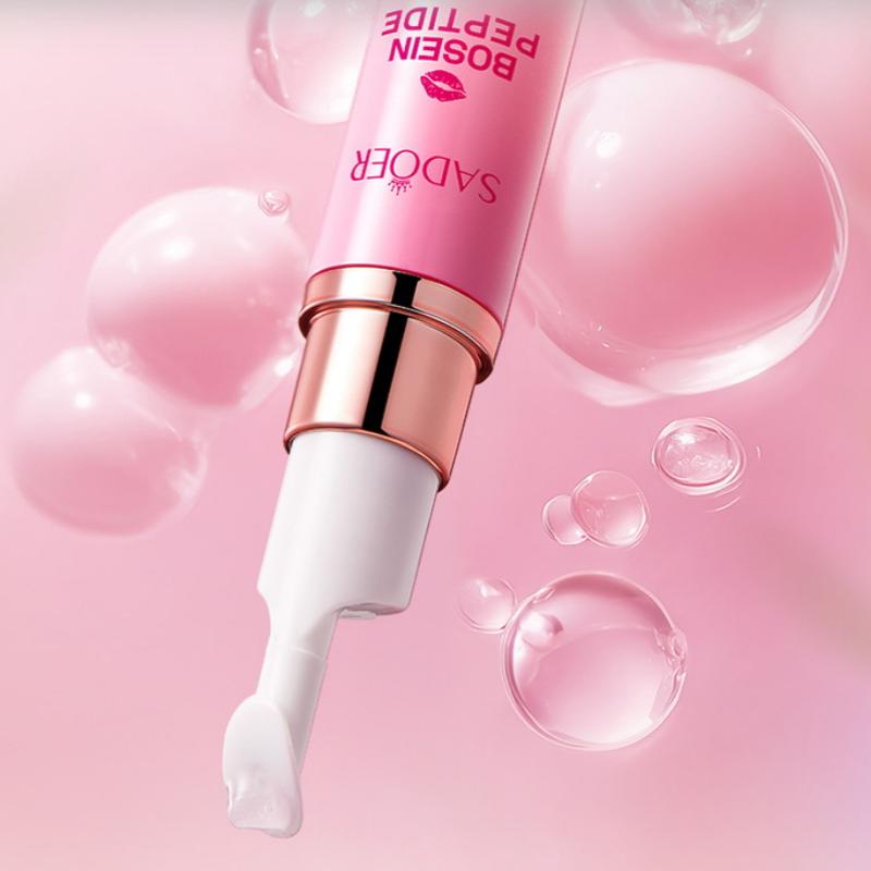 Sadoer Lippen-Booster Aufpolsterndes Serum-Gel Hyaluronsäure Feuchtigkeitsspendend Nicht reizend Aufhellen von verblassten Linien Aufpolsternde Produkte