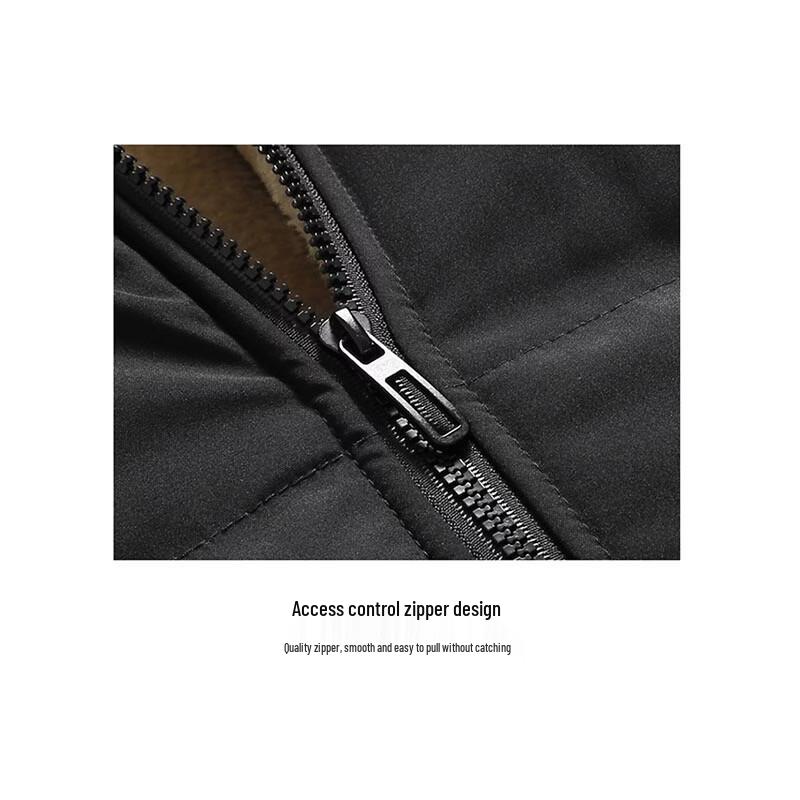 ROMON Men's Warm Stand-up Collar Cotton Jacket