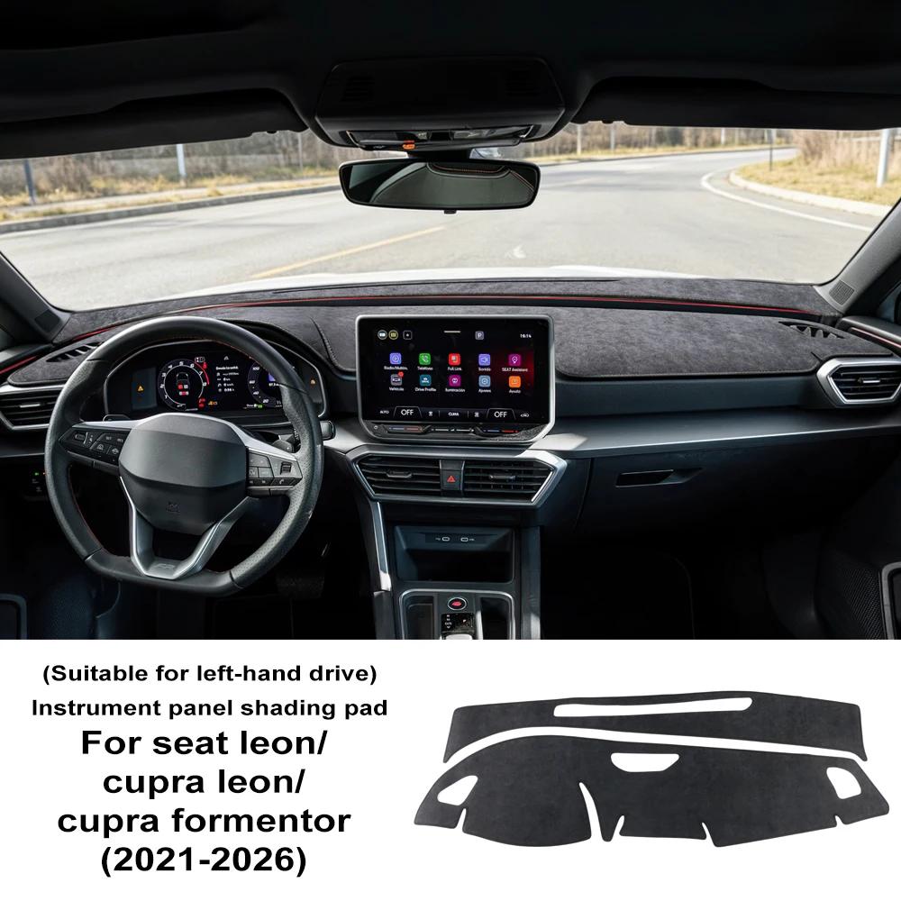 Armaturenbrettmatte für Cupra Formentor Leon Seat Leon 2021-2026 Anti-Rutsch Flanell Schutz