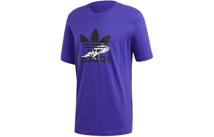 Adidas Originals PT3 T Shirts Men s Purple Crew Neck Moderate Straight Fit FM3696 XS
