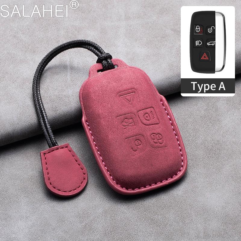 Car Key Case For Land Rover Discovery Range Rover Evoque Velar Sport For Jaguar E-Pace F-Pace F-Type XE XF XJ Inter Accessories