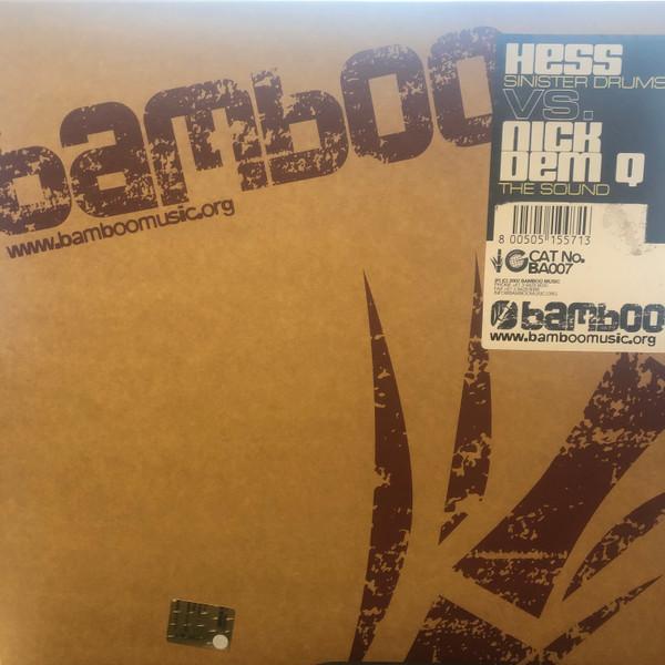 

12inch Record HESS NICK DEM Q Sinister Drums The Sound BA007 BAMBOO MUSIC 200 Australia Dance Electronica Used