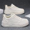 Casual sports hollow men's shoes summer new breathable punching fashion little white shoes personalized thick sole heightening shoes board shoes