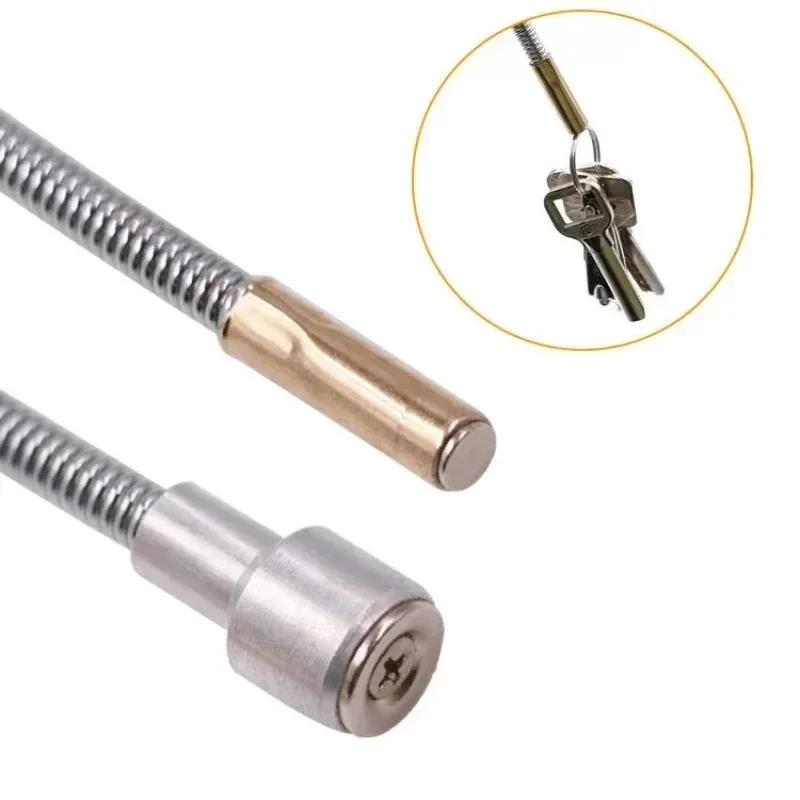 Flexible Magnetic Pickup Tool Magnet Garage Tool Magnet Grip Grabber Claws Bendable for Keys Bolts Screws Nuts Pick Up Tool