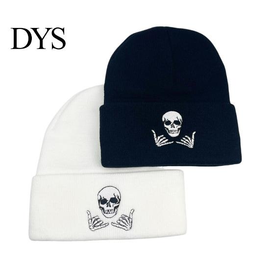 Pohodlná zimní čepice Beanie Pletená Vyšívaná Teplá Zábavný Design Silná Pružná Unisex pro Každodenní Nošení Venkovní Sporty