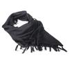 Breathable Tassel Jacquard Square Scarf Durable Neck Gaiter Ideal Gift Neck Wrap Shawl  Outdoor