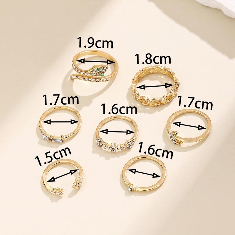 Jewelry Women's Tide Adjustable Opening Alloy Ring Niche Design Fashion Personality Light Luxury Cold Wind
