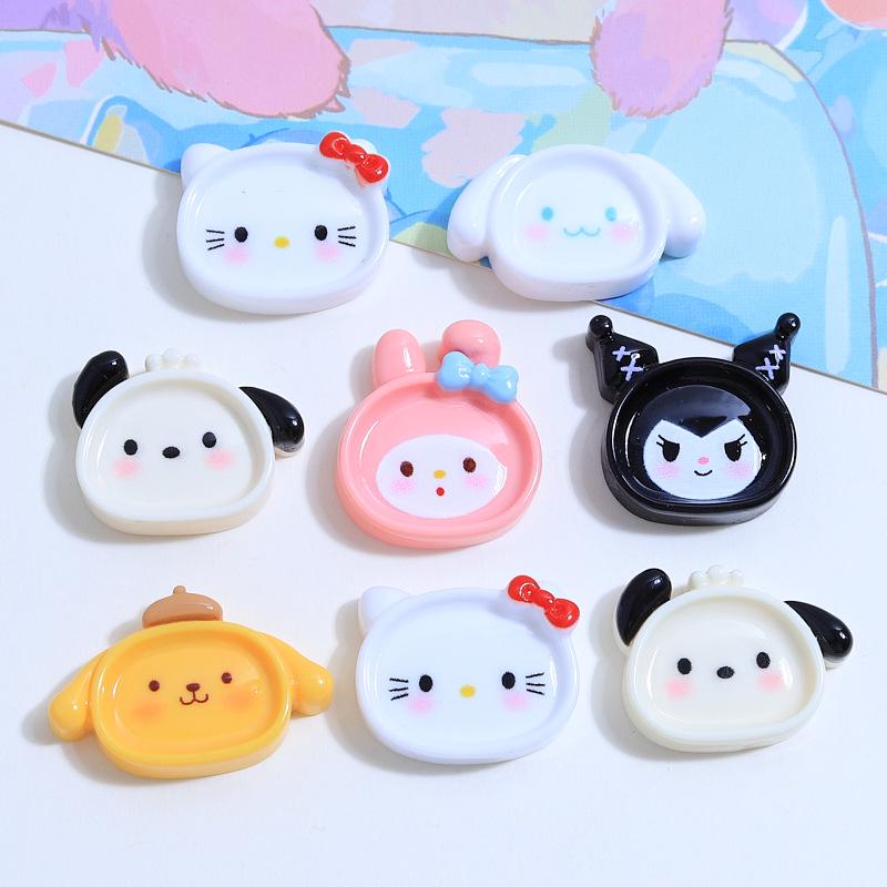 DIY Cartoon Animal Plate Cream Glue Handmade Phone & Hair Accessories Resin Kit