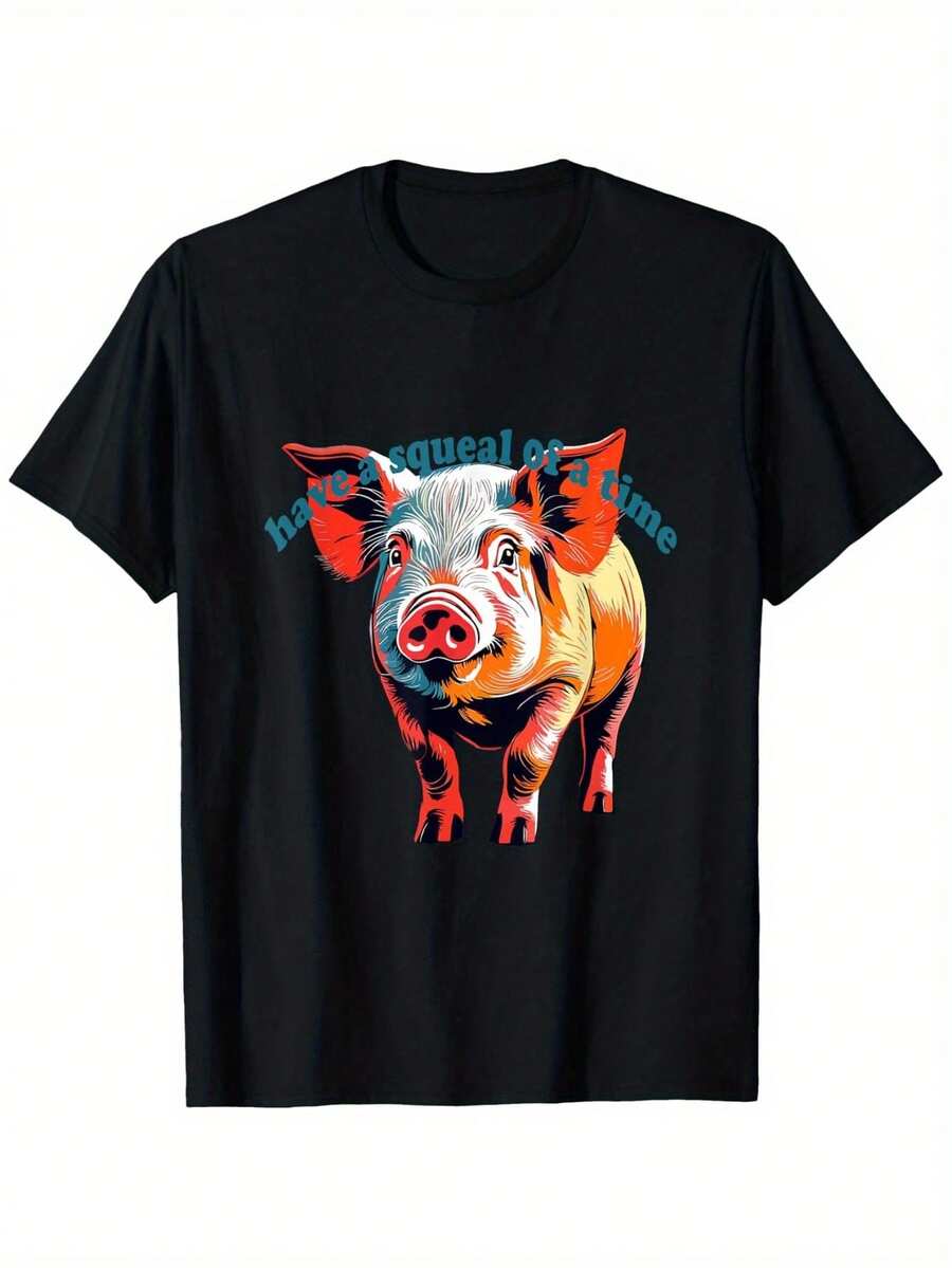 

Have A Squeal Of A Time National Pig Day Unisex T-Shirt L