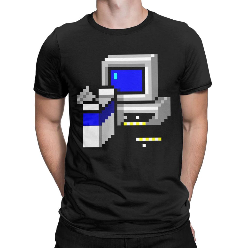 Install Windows 95 Now! T-Shirt Summer  Cotton T Shirts For Men Hippie Pattern Tee Shirt Short Sleeve Y2K Retro Clothes