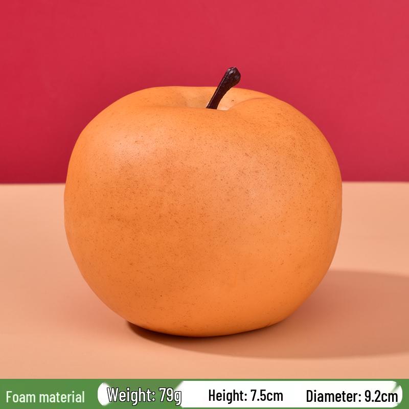 Red Delicious Artificial Apple Ornament for Decorations