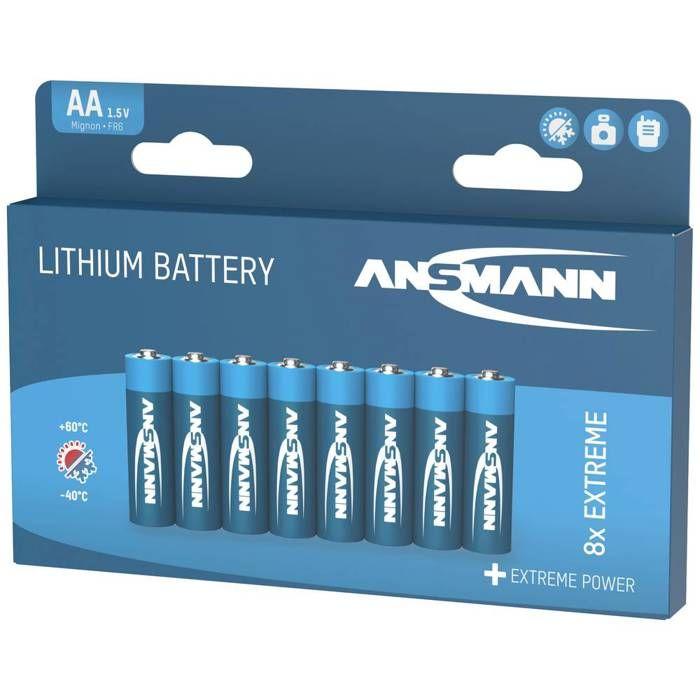 4+4 ansmann extreme lithium aa mignon big pack…