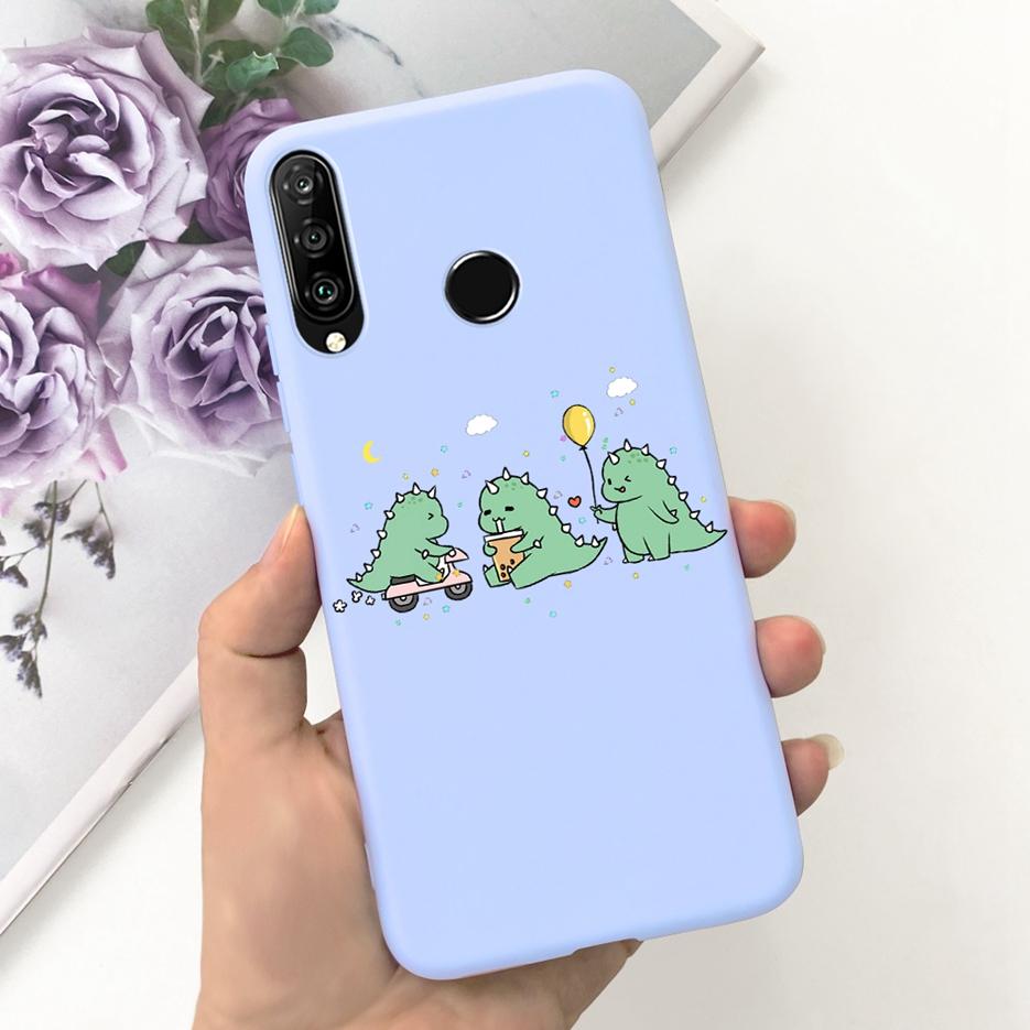 For Huawei P30 Lite Case Cute Fashion Carton Cover Soft Silicone Phone Case For Huawei P30 Pro P 30 Lite P30Lite Back Cover Bags