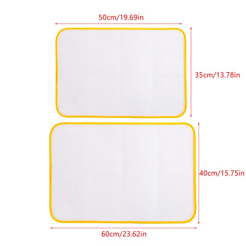 Heat Resistant Ironing Sewing Mesh Cloth Protective Insulation Pad Home Ironing Board Mat Anti-Scalding Tools Random Color