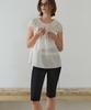 Hauseuobeupondeu Ruffled String Off Shoulder Blouse Ivory