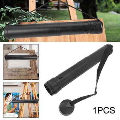 Extendable Poster Tube Storage Blueprint Portable Document Scroll Holder for