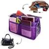 Handbag Organizer - 13 Compartments - Foldable - Washable
