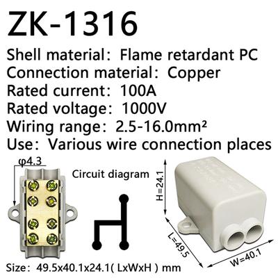 Splitter de mare putere Conector de cablu rapid Bloc terminal Cutie de joncțiune pentru cablu
