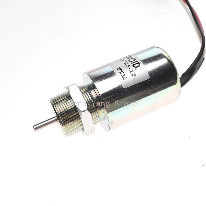 SA-3725-12 30A87-00040 Fuel Shut Off Solenoid for Mitsubishi L2E L3E S3L S4L Engine Volvo EC15 Toro 223D Mahindra 12VDC