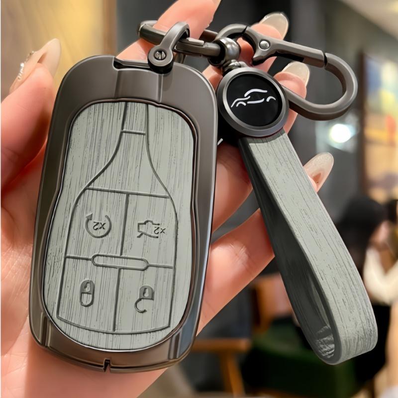 Aesthetic Wooden Pattern Key Cover Suitable For Maserati Ghibli Levante Quattroporte 2014-2024 Accessories