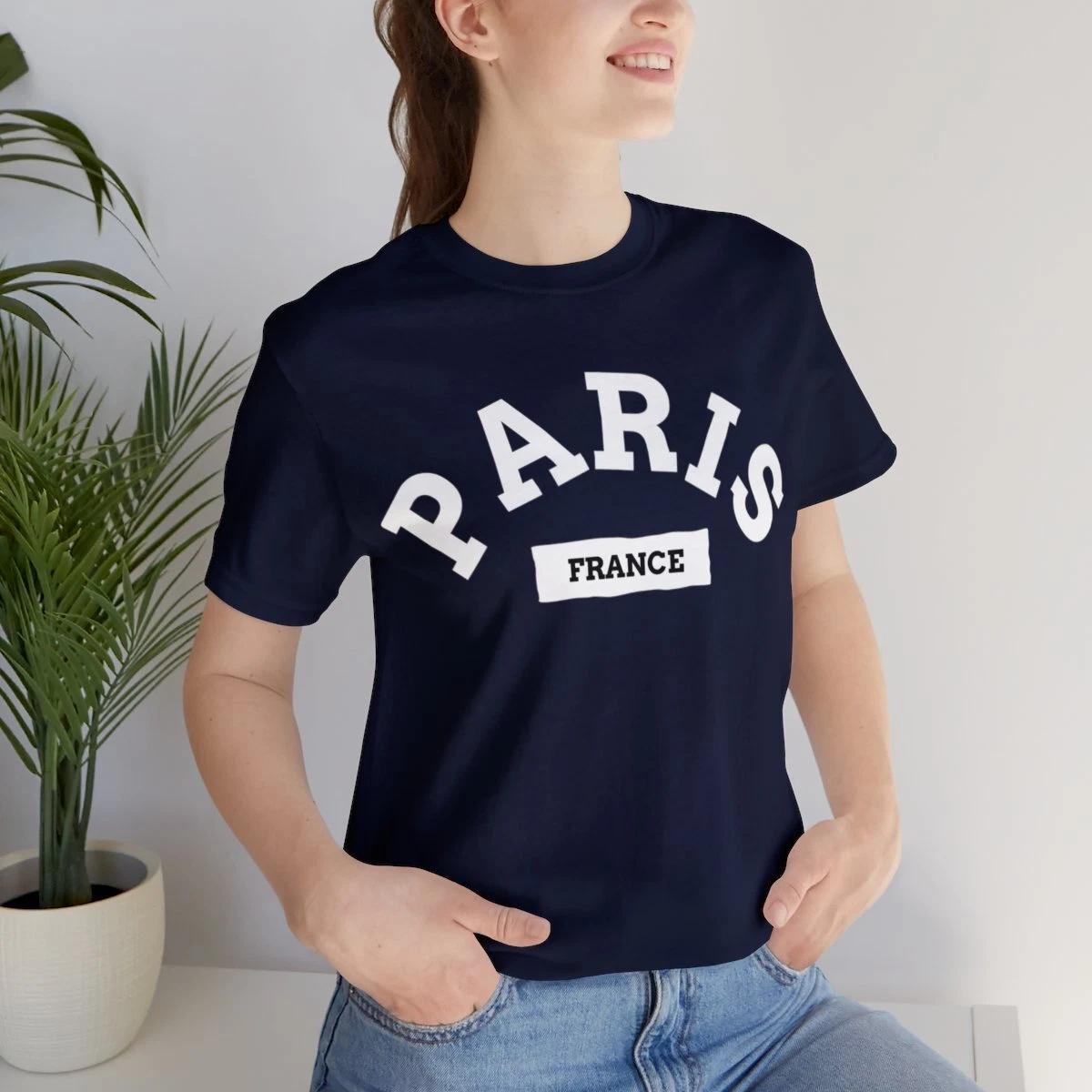 Paris France T shirt, Paris Tee Shirt, Men s French Shirt, Paris Sports Shirts 4XL