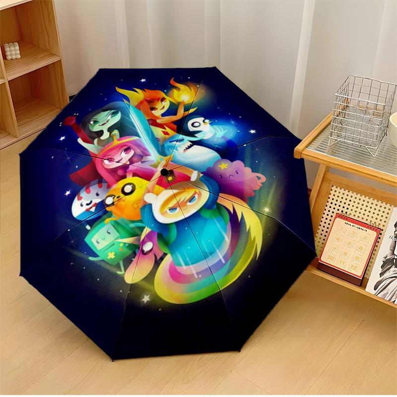 Adventure Time Printed Umbrella Lightweight for Travel Camping and Leisure a Musthave for Family Holidays and Birthday Gifts