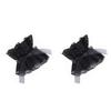 Detachable Lace Jabot Collar Solid Color Ruffled Neck Collar  Stage Performance Costume Accessory