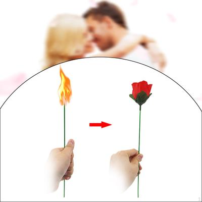 Props Trick Flower Torch To Rose Adult Romantic Unique Stage Street Party for