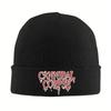 Damer Herrar Slapp Mössa Cannibal Corpse Tillbehör Varm Vinterstickad Döskallemössa Hammarslagen Ansikte Mössa Stickad Hatt