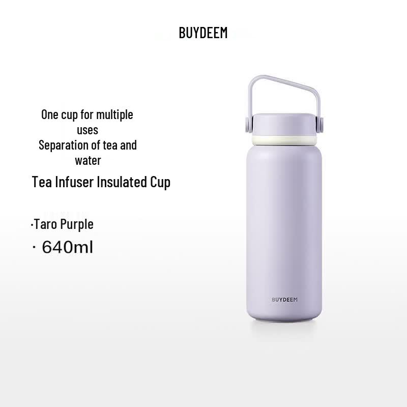 Buydeem Large Capacity Insulated Tea Infuser Bottle
