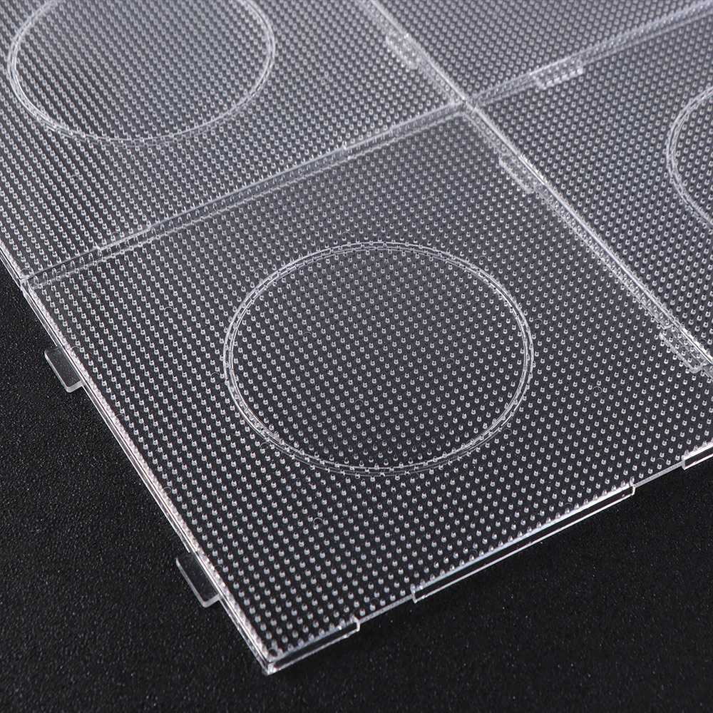 4Pcs DIY Melting Beads Pegboards Square 2.6mm Hama Beads template  Educational Use