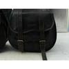 Black Leather Bags Motorcycle Saddlebags Panniers Two Bags Side