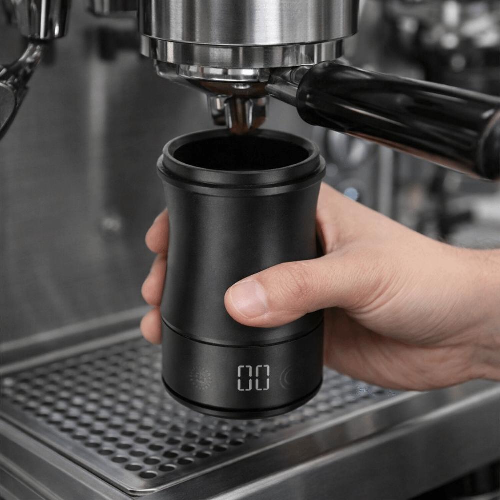 Elektronisk Kaffevåg med Hög Precision LED-skärm Kaffepulverkopp 58 MM Kaffedoseringskopp Gåva