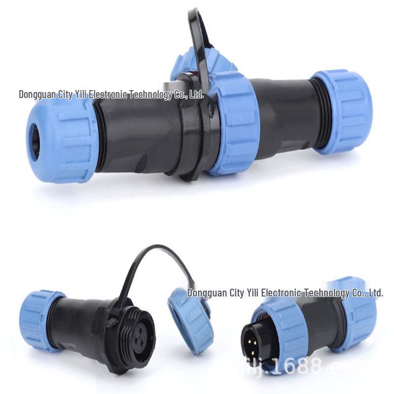 SP11-2345 IP68 Waterproof Aviation Connector, 5-Pin Signal Socket, Compatible with Weipu