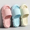 Eva Tøfler Kvinner Til Hjem Sommer Solid Uformell Myk Sklisikker Herre Kvinner Tøfler Flate sandaler 36-45