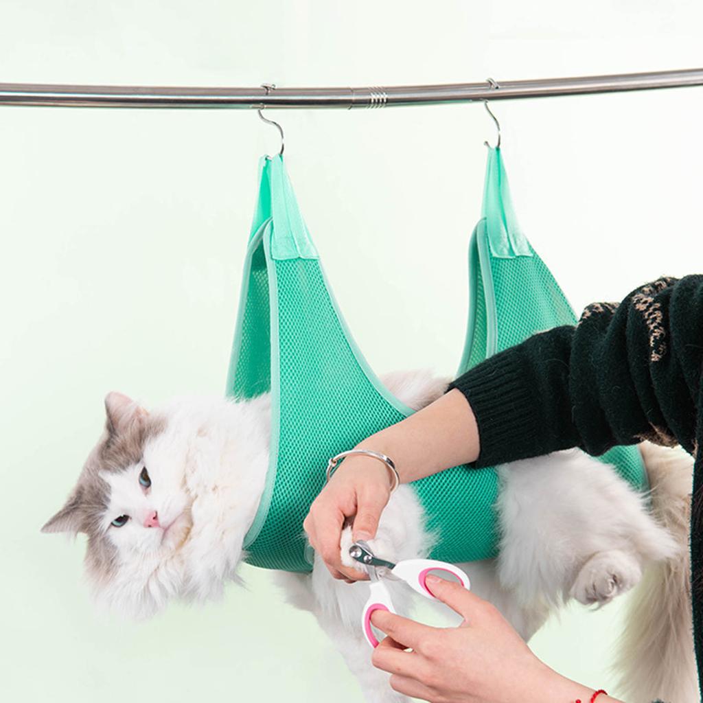 Pet Grooming Hammock for Cats & Dogs Hanging- Harness Multi-Functional Slings Bathing Relaxation- Restraint Pet