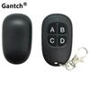 Gantch 433MHZ Universal Learn Copy Remote Control suitable for control garage doors electric gates security systems,YDABCD-Black