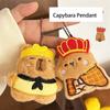 Monkey King Capybara Plush Toy Keychain Journey To The West Capibara Fluffty Doll  Kids/Children