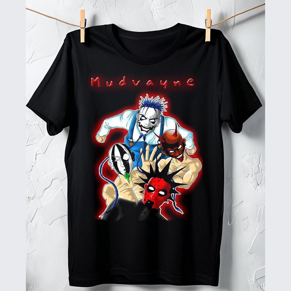 

Mudvayne Poster Band Cartoon Halloween Shirt Unisex Black S-5XL ND1547 Unisex T-Shirt XXL